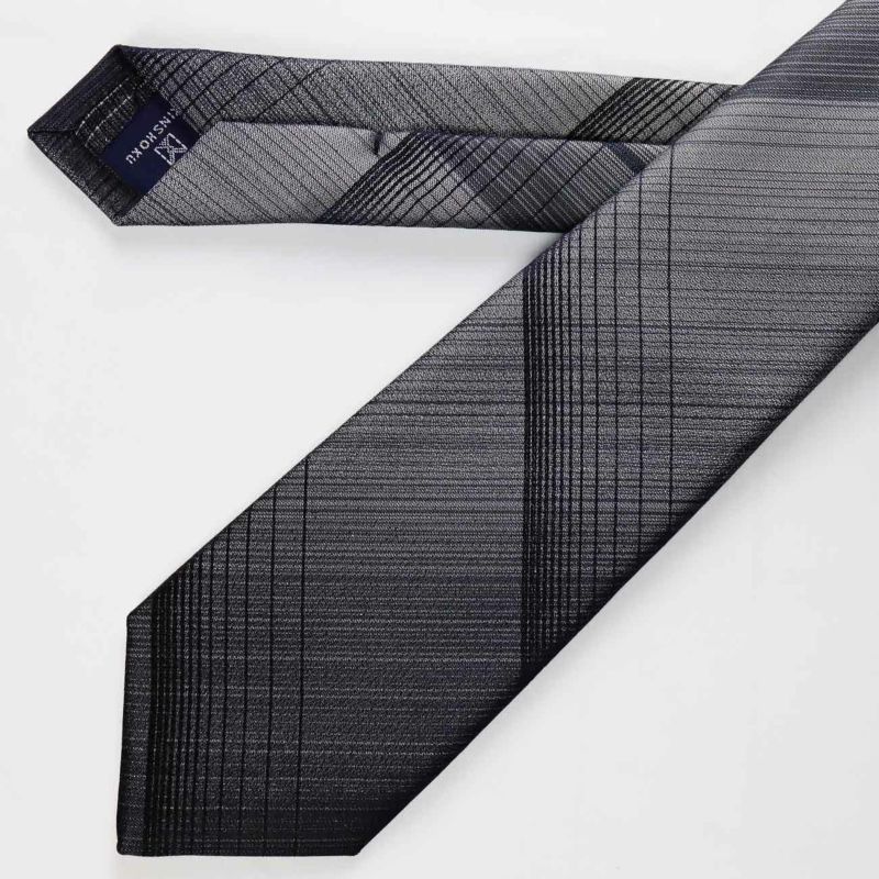 【新品未使用】バーバリーブラックレーベル ネクタイ グレー ノバストライプ 高級 BURBERRY BLACK LABEL ネクタイ グレー ストライプ - メルカリ