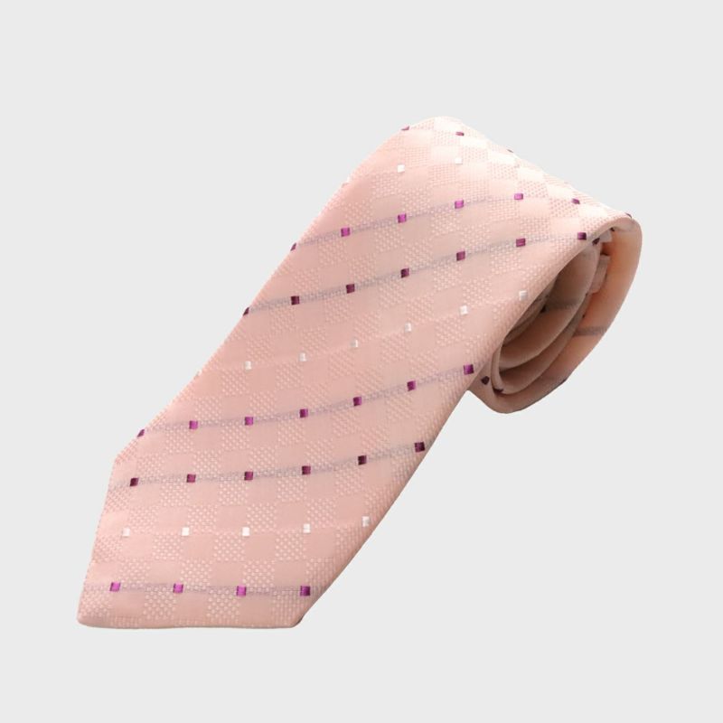 KINSHOKUネクタイ 桜染シャドー花小紋・ピンク | SEIWA ONLINE STORE