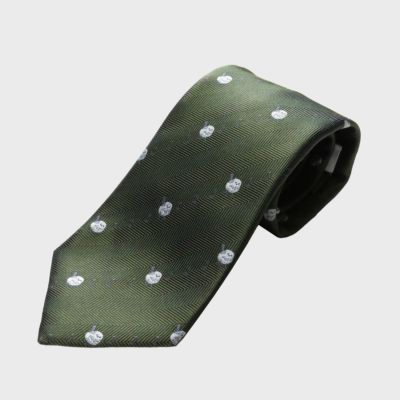 Cavendish ハンドメイド ネクタイ ネイビーとグリーン TIE YOUR TIE（タイ・ユア・タイ）監修ハンドメイドネクタイ