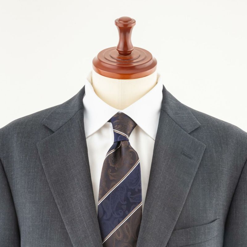 ネイビー/ブラウン